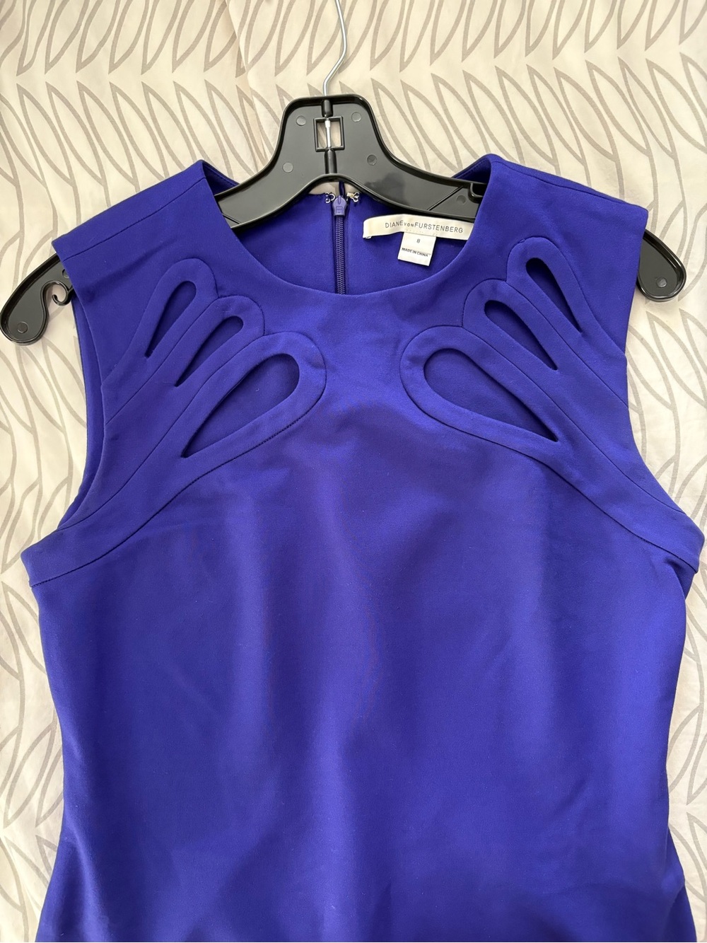 Diane Von Furstenberg Electruc Blue Sidra Sheath Dress